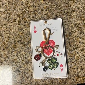 True to Form Handbag Charm Key Ring